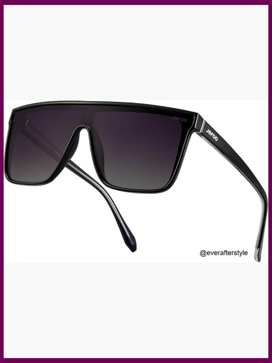 Polarized Square Sunglasses Oversized Fashion Shield Style UV Protection main image 4